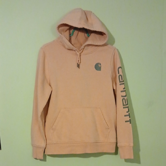 Carhartt Sweaters - Carhartt Womens Peach Hoodie Size S